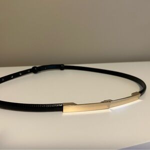 Black and Gold Women's Belt